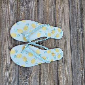 LC Lauren Conrad sandals flip flops pineapple Size 8